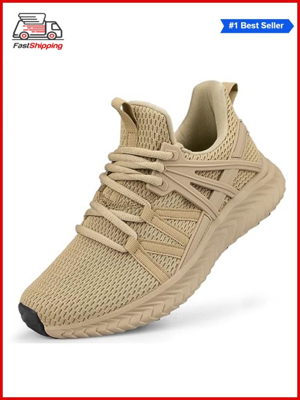 ✨ Abboos Womens Slip On Running Sneakers Walking Tennis Shoes Knitted